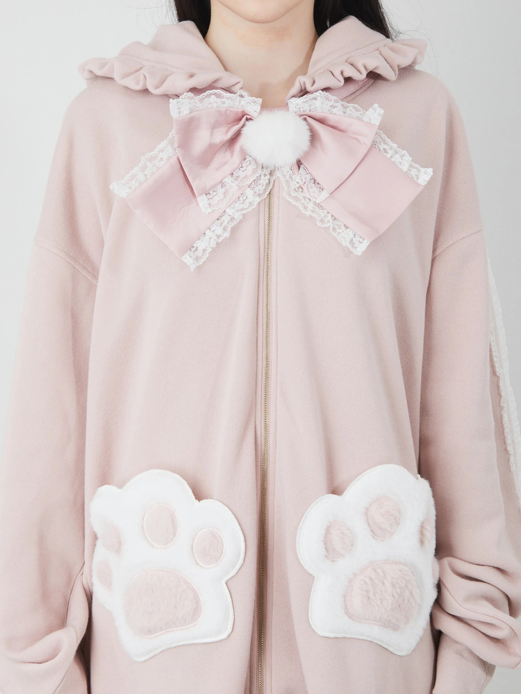 ネコちゃんBigパーカー - Ank Rouge(アンクルージュ)のパーカ