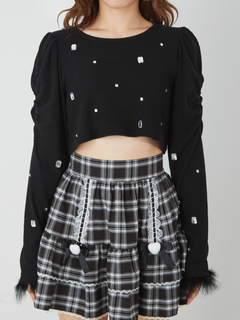 フェザーキラキラテレコTOPS