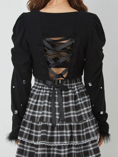フェザーキラキラテレコTOPS