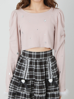 フェザーキラキラテレコTOPS