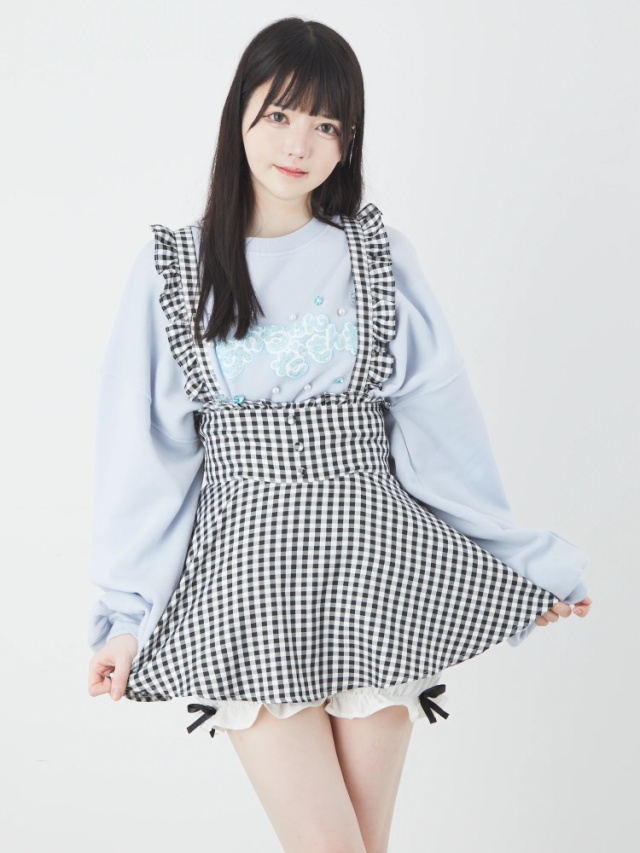 ギンガムバルーンスカパン - Ank Rouge(アンクルージュ)のショート  