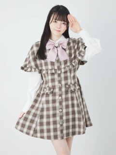 ドーリーポンチョ風ワンピース - Ank Rouge(アンクルージュ)の  