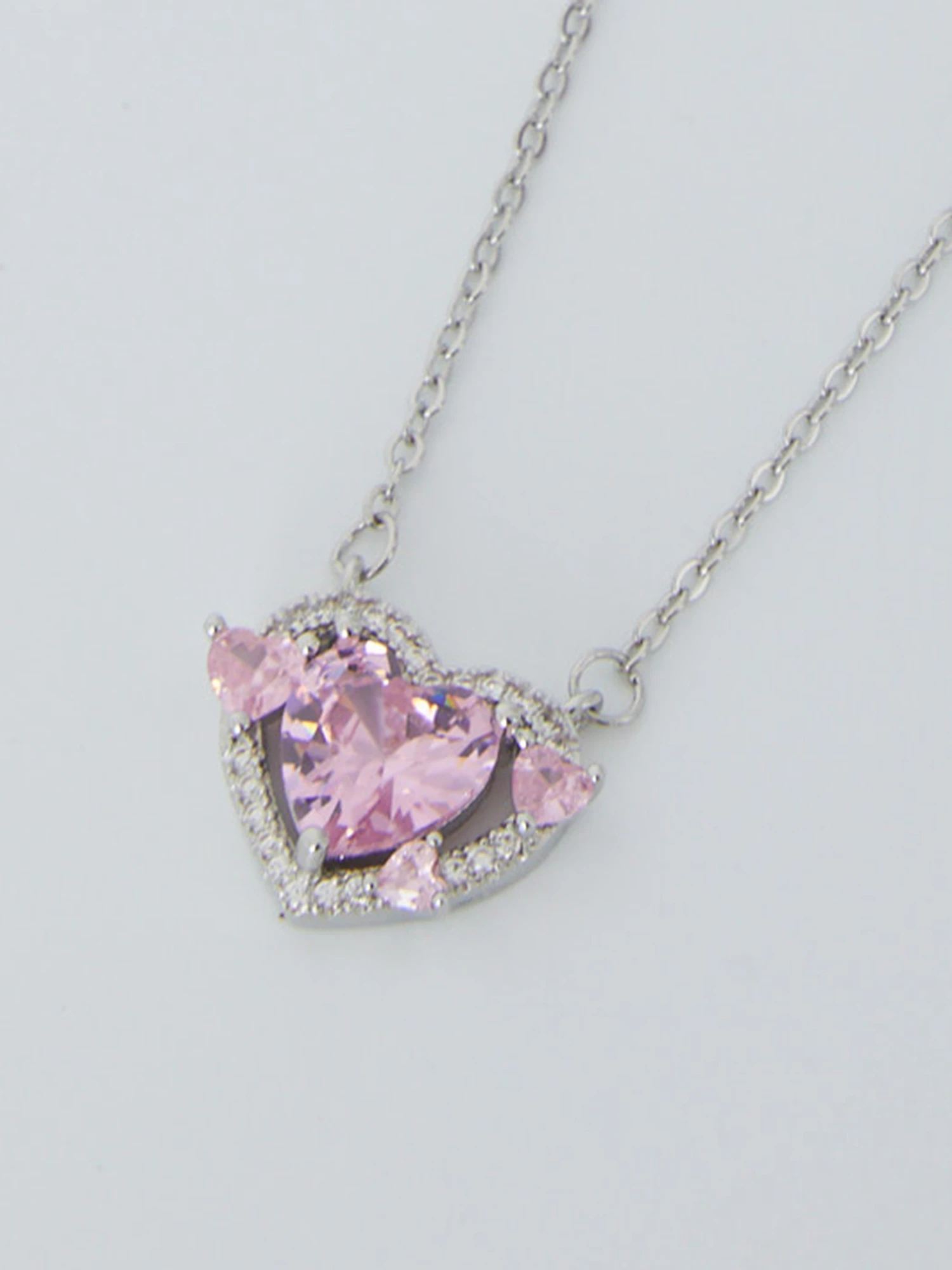 レッドハートパールネックレス595 レッドハートパールネックレス595