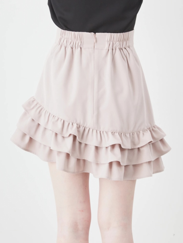 アシンメトリーフリルスカート - Ank Rouge(アンクルージュ)のスカート  