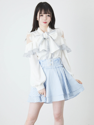 Ank Rouge コットンレーススカパン ピンク コットンレーススカパン - Ank Rouge(アンクルージュ)のショート
