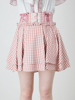 ギンガムスピンドルスカパン