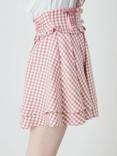 ギンガムスピンドルスカパン