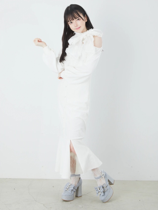 Ladyおリボンワンピース - Ank Rouge(アンクルージュ)のワンピース  