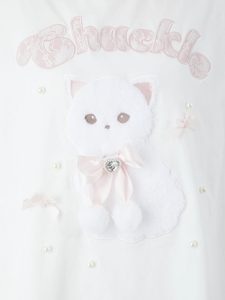 ネコちゃんドッキングTe - Ank Rouge(アンクルージュ)のTシャツ