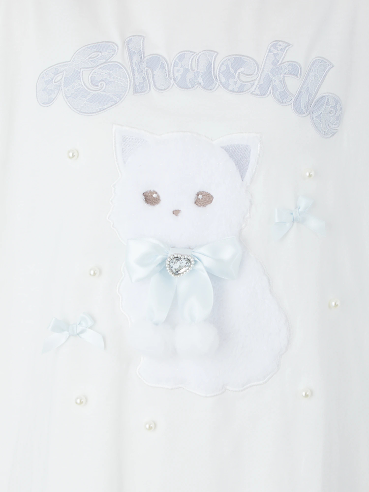 ネコちゃんドッキングTe Ank Rouge ネコちゃんドッキングTe - Ank Rouge(アンクルージュ)のTシャツ
