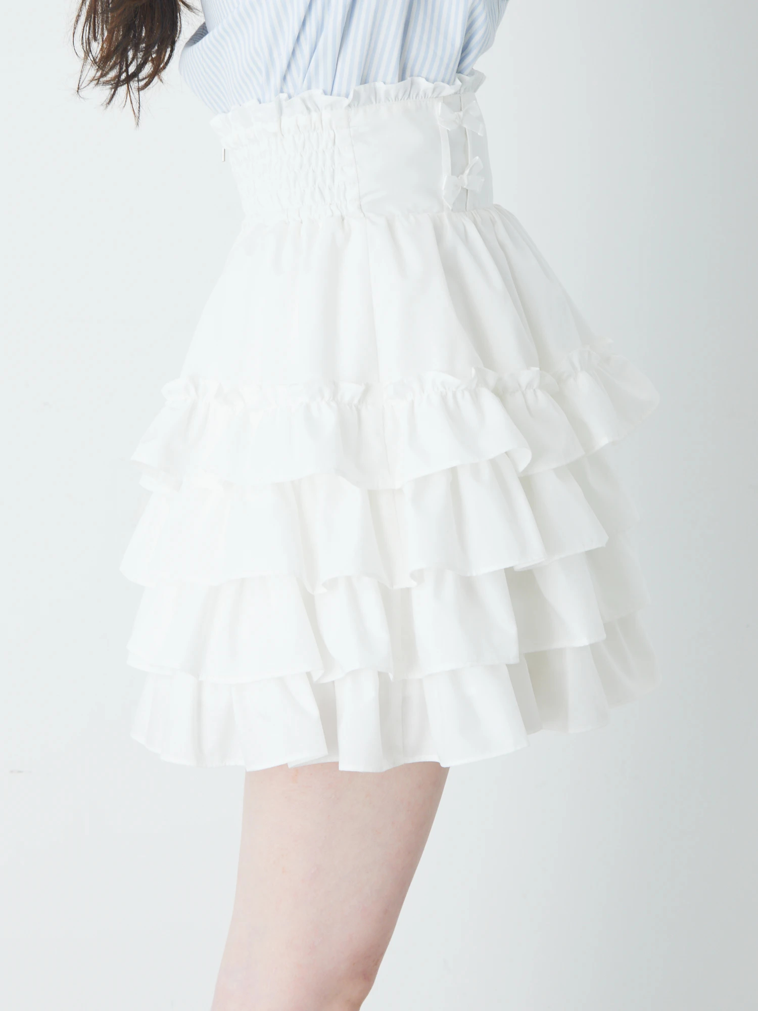 ティアードリボンスカート - Ank Rouge(アンクルージュ)のスカート 