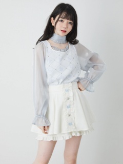 オーロラリボンパーツスカパン - Ank Rouge(アンクルージュ)のショート  