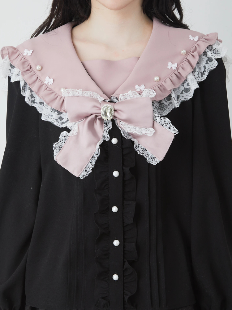 プチリボンセーラーブラウス - Ank Rouge(アンクルージュ)のシャツ