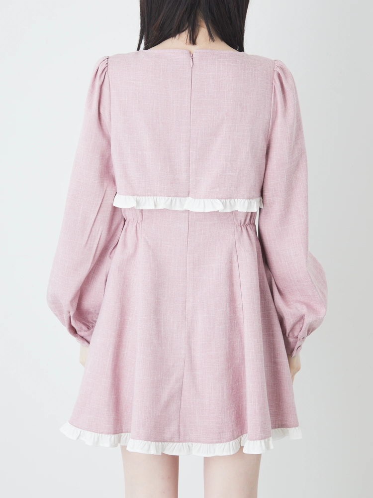 フロントパールボレロ風ワンピース - Ank Rouge(アンクルージュ