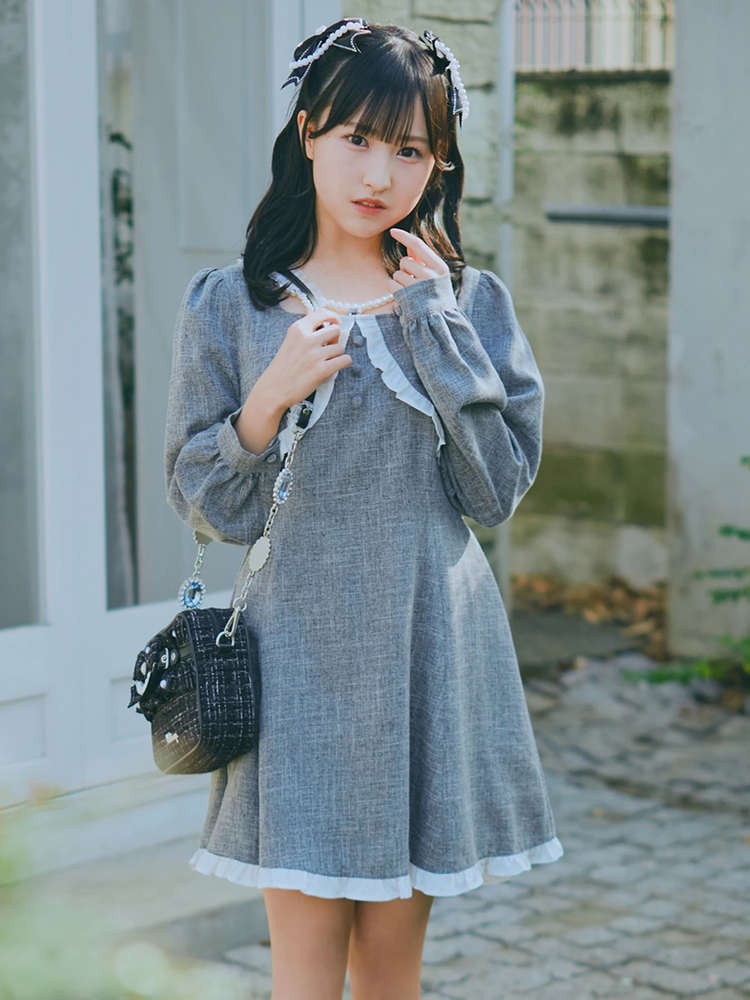 ワンピース(ボレロ付) 前後2WayチュールボレロXフレアキャミワンピースセットアップ