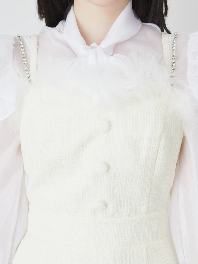 LOVE×AnkRouge キラキラツイードワンピース - Ank Rouge(アン