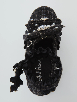 Ank Rougeツイード厚底 ツイード厚底シューズ - Ank Rouge(アンクルージュ)のパンプス