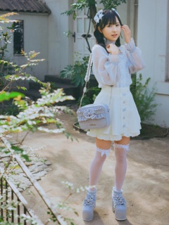ツイードフリルBag