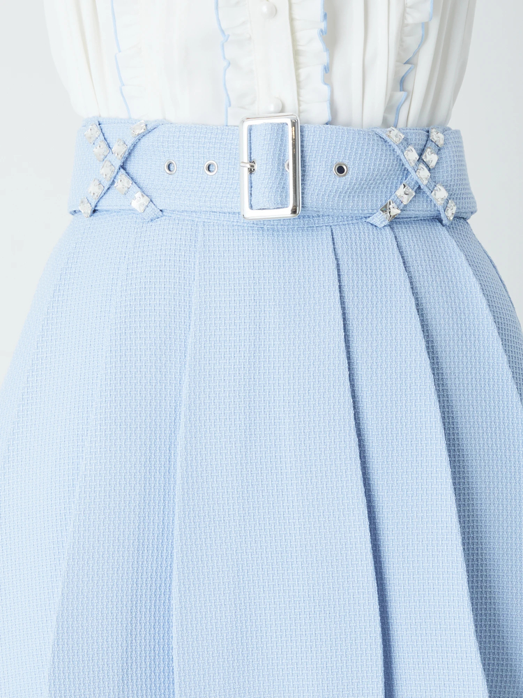 ALICE+OLIVIA サテンクレープ ショートパンツ プリーツ入り ALICE + OLIVIA サテンクレープ ショートパンツ プリーツ入り