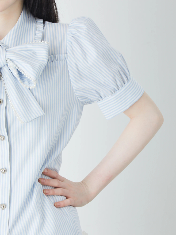 Ank Rouge レースリボンタイブラウス ホワイト　売り切れ品 レースリボンタイブラウス - Ank Rouge(アンクルージュ)のシャツ