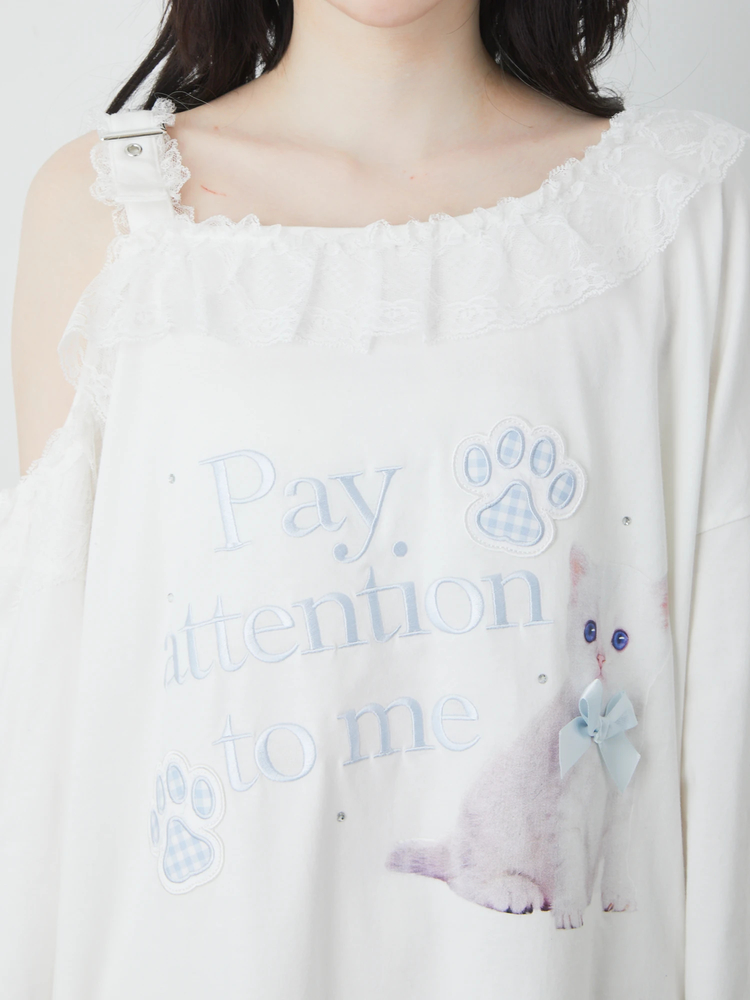 ねこちゃんロンTe - Ank Rouge(アンクルージュ)のTシャツ・カットソー