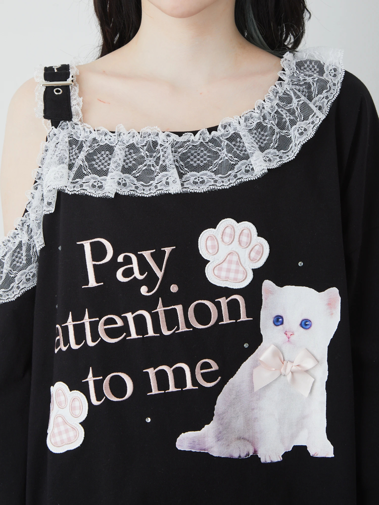 ねこちゃんロンTe - Ank Rouge(アンクルージュ)のTシャツ・カットソー