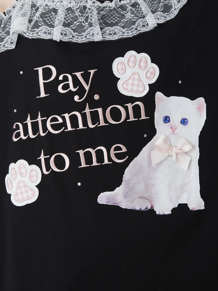 ねこちゃんロンTe - Ank Rouge(アンクルージュ)のTシャツ・カットソー