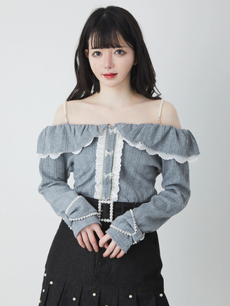 AnkRouge ふくれジャガードポンチョ スカート ふくれジャガードポンチョ - Ank Rouge(アンクルージュ)の