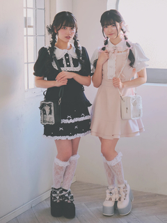 ハートボタンワンピース