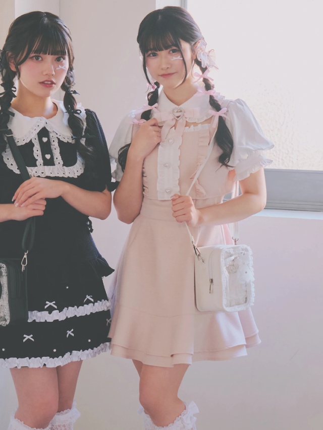 ハートボタンワンピース - Ank Rouge(アンクルージュ)のワンピース  