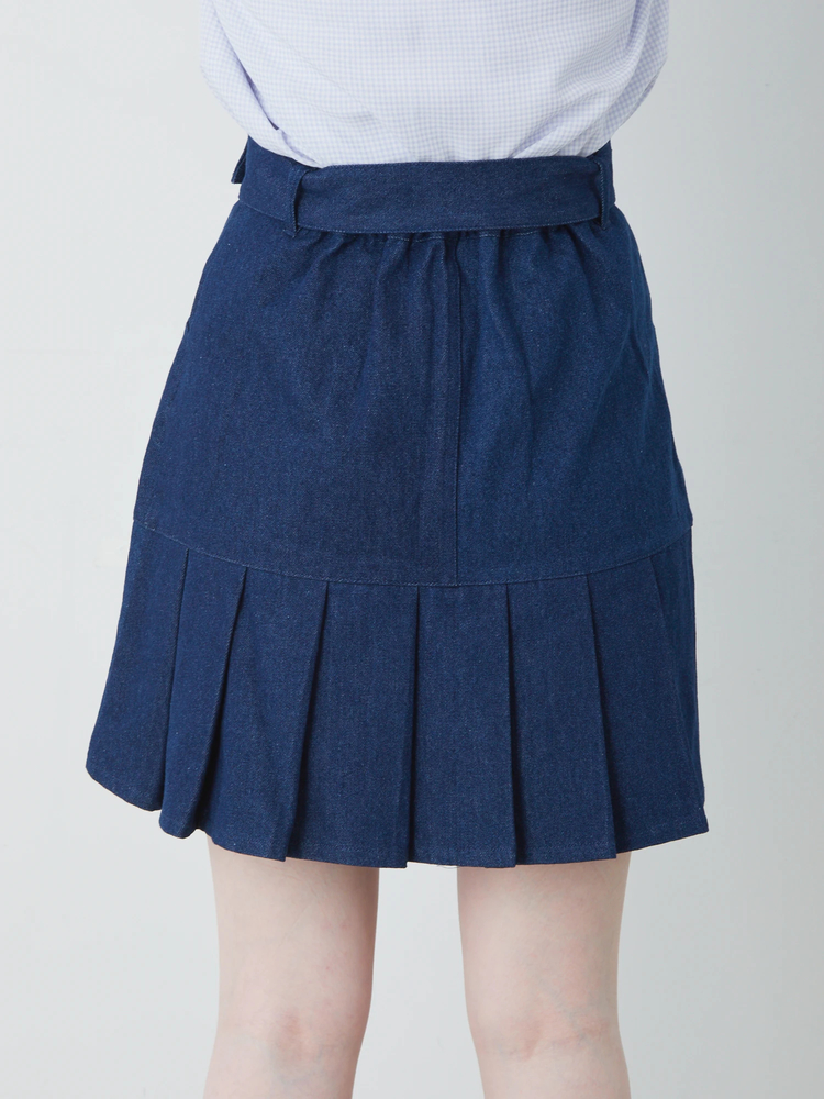 あちゃちゅむ 定価¥23000 パールデニムスカート あちゃちゅむ 定価¥23000 パールデニムスカート スカート