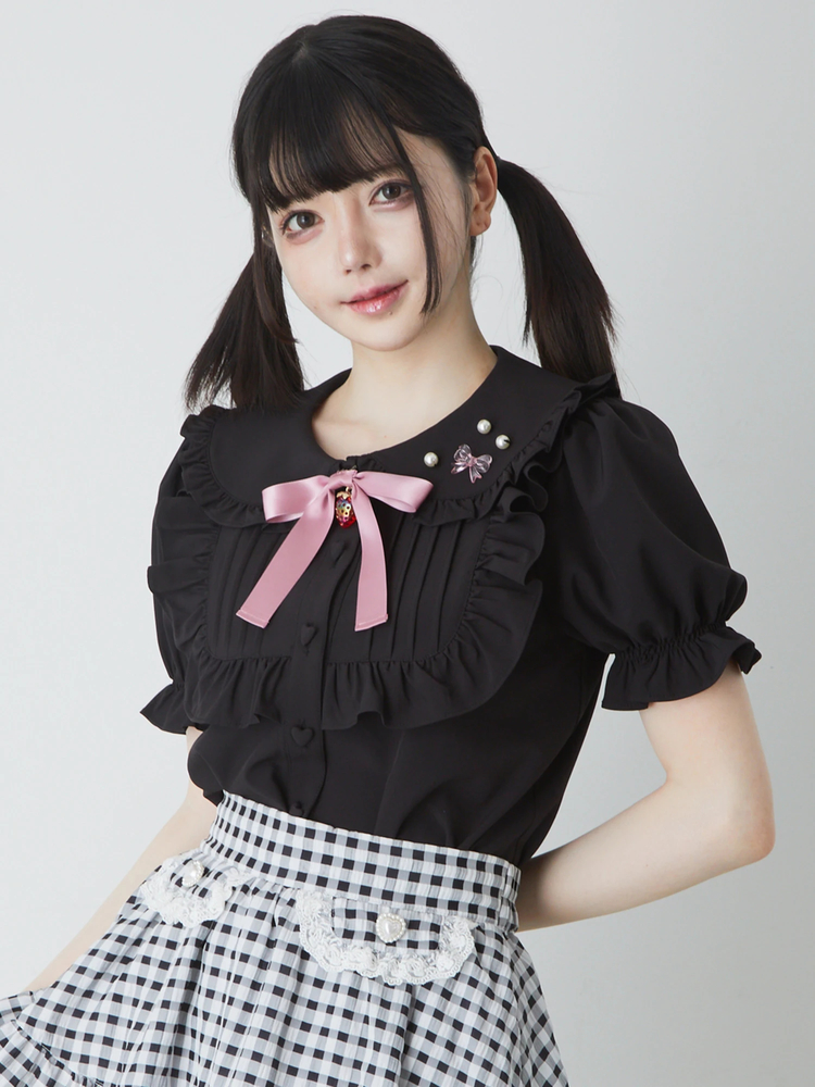 アイルランド製 ストライプ柄 手織り リボンタイ付き ケープコート S648b 公式ファッション通販 Ailand（アイランド）