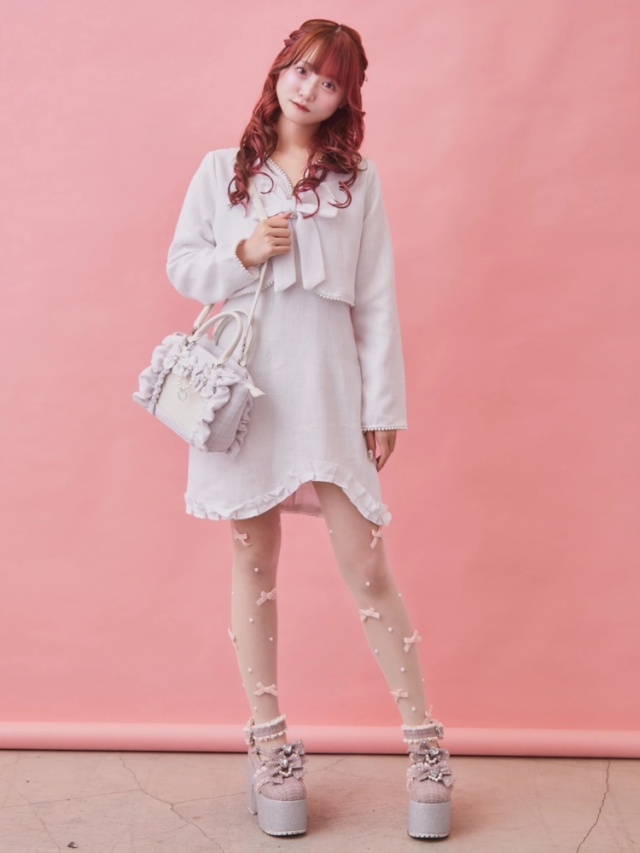 ツイード厚底シューズ - Ank Rouge(アンクルージュ)のパンプス  