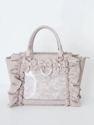 痛バ 地雷チャン 確定ファンサのおまじないVol.3 大サイズ 白 ホワイト 確定ファンサのおまじないBag Vol.3 大サイズ - Ank Rouge(アン