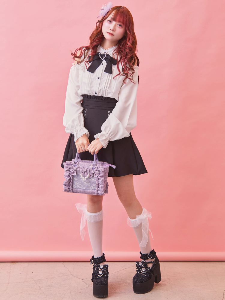 Ank Rouge ブラウス＋スカート セット発売 地雷系 量産型 地雷系コーデSET - Ank Rouge(アンクルージュ)のセットアイテム