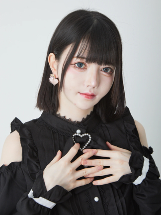 うるうるハートピアス - Ank Rouge(アンクルージュ)のピアス