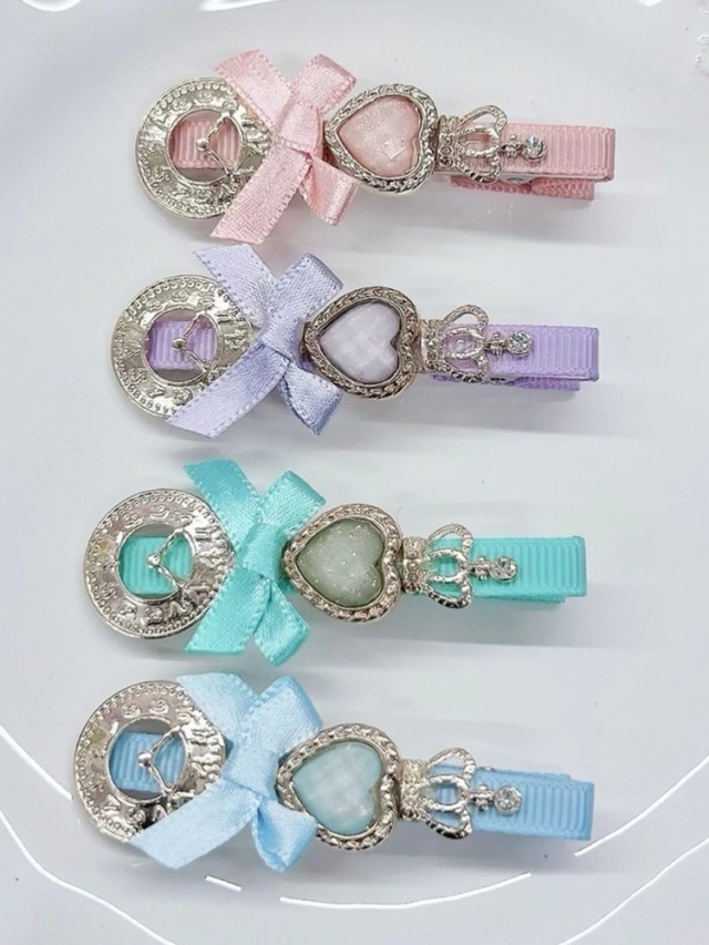 クラウンハートピン - Ank Rouge(アンクルージュ)のヘッドアクセ  