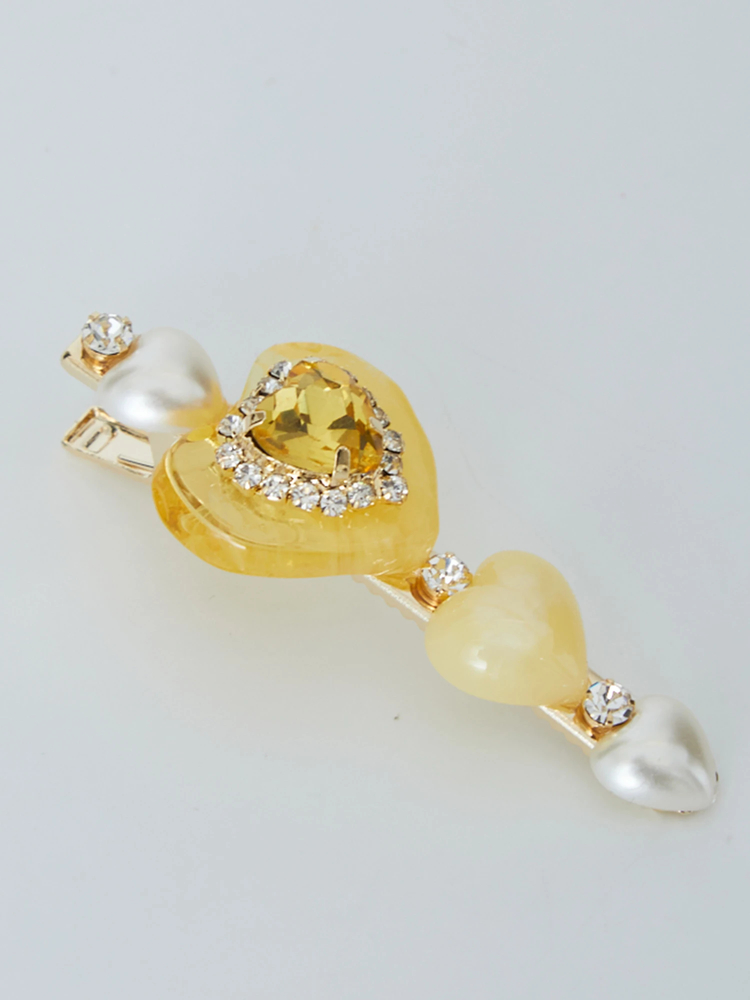 バレンティーノ  ロイヤルハートレッドイヤリング（クリップ） ドローイング ハート イヤリング – GOLDY Onlinestore