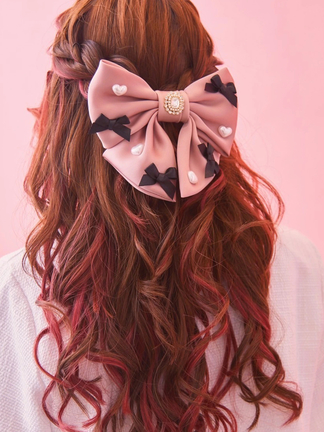 おリボンパールリボンバレッタ - Ank Rouge(アンクルージュ)のヘッド