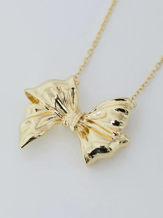 リボンネックレス - Ank Rouge(アンクルージュ)のネックレス