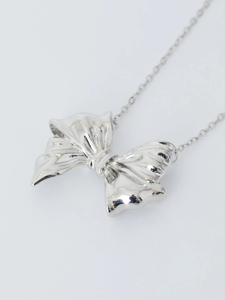 リボンネックレス - Ank Rouge(アンクルージュ)のネックレス