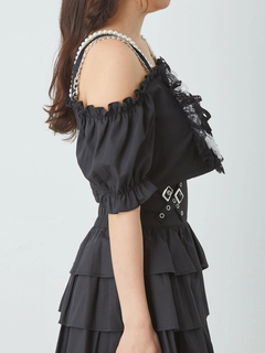 ハートスピンドルオフショルTOPS