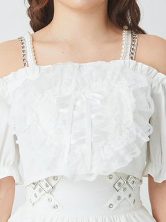 ハートスピンドルオフショルTOPS