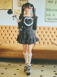 ハートスピンドルオフショルTOPS