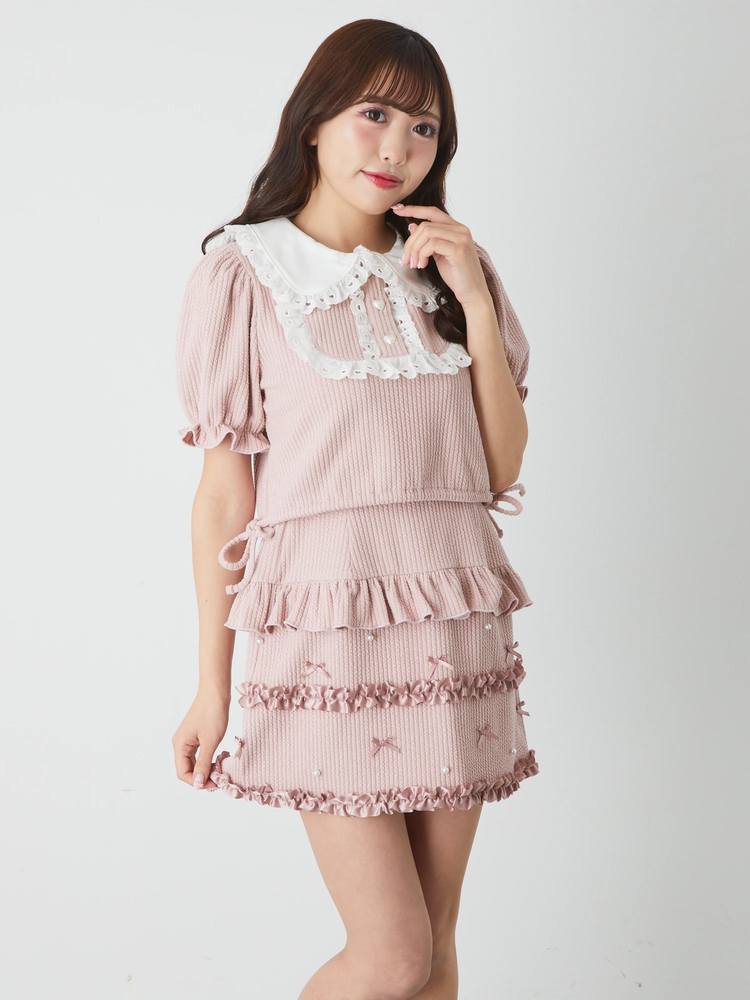 プチリボンセットアップ - Ank Rouge(アンクルージュ)のセットアップ