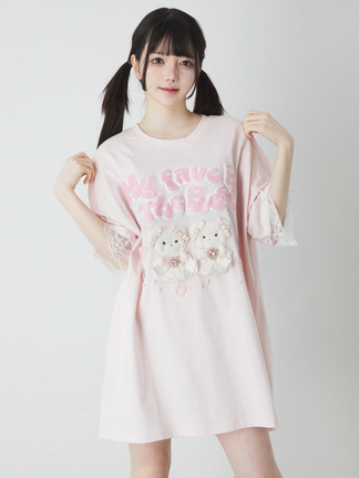 ツインアニマルBigTe - Ank Rouge(アンクルージュ)のTシャツ
