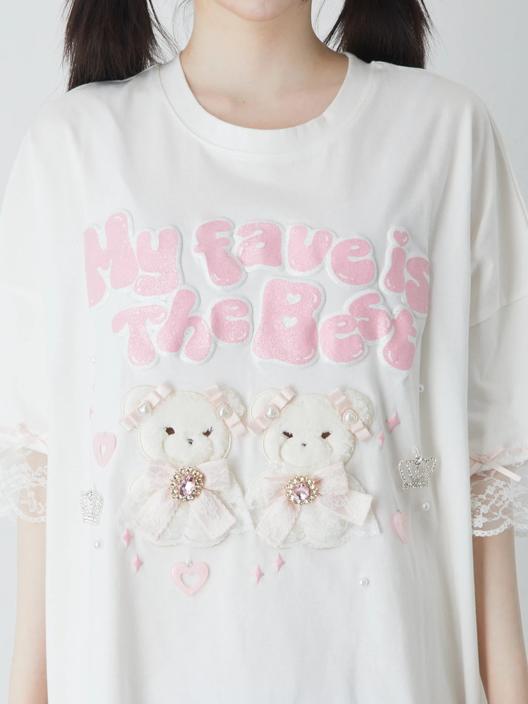 正規品♡フルーツアニマルワンポイントTシャツ♡ピンク - メルカリ