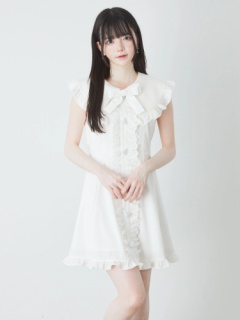 フリルドットワンピース - Ank Rouge(アンクルージュ)のワンピース  
