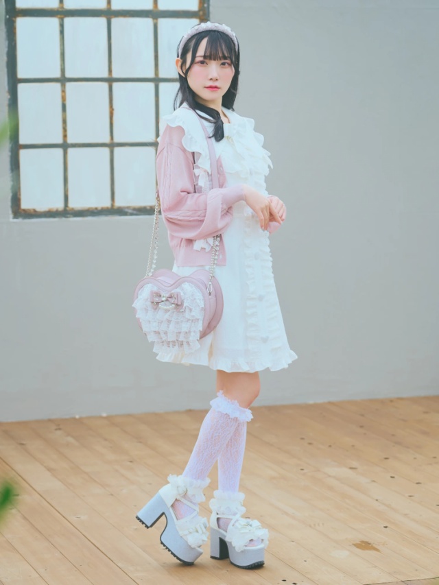 フリルドットワンピース - Ank Rouge(アンクルージュ)のワンピース  