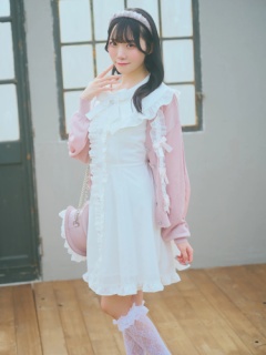 フリルドットワンピース - Ank Rouge(アンクルージュ)のワンピース  